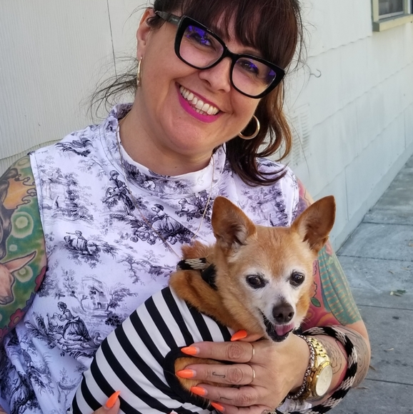 Toile print prairie maxi dress handmade! XXL - Picture 2 of 8